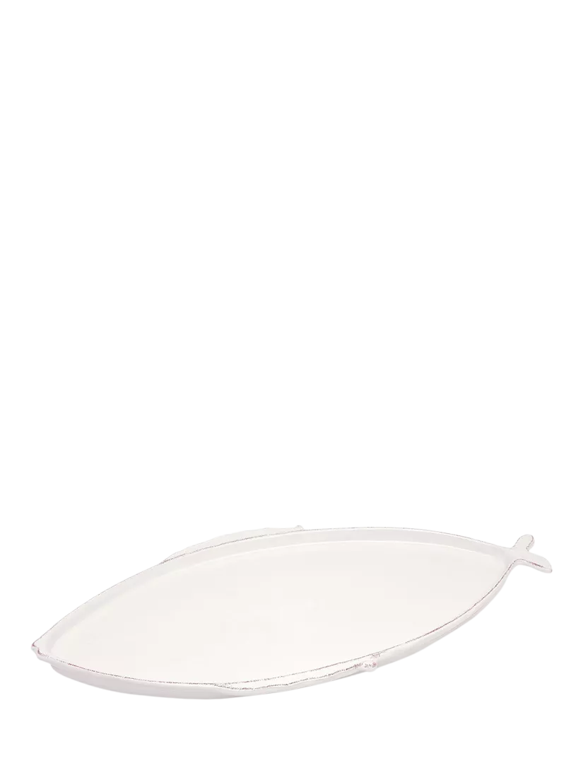 Virginia Casa Marina Oval Earthenware Platter, 56cm, White