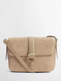 Barbour Rosa Suede & Leather Crossbody Bag, Sand