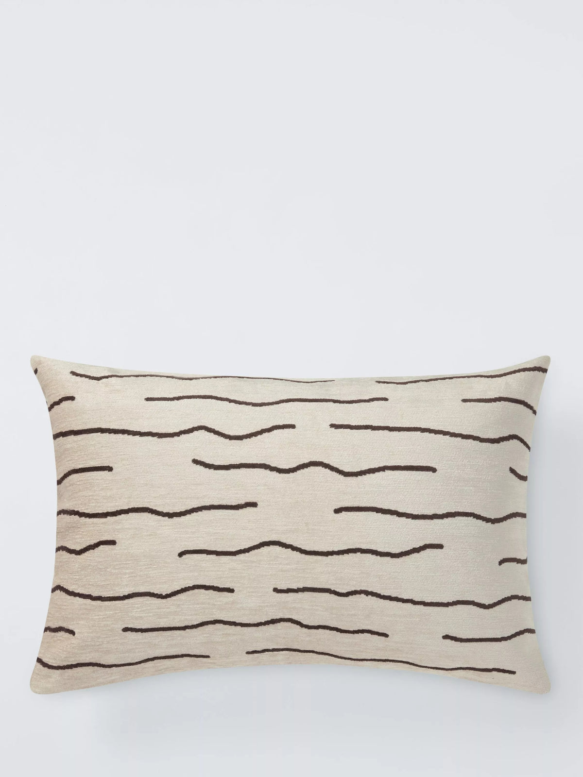 John Lewis Undulate rectangular cushion Natural 40x60cm, imported from the UK
