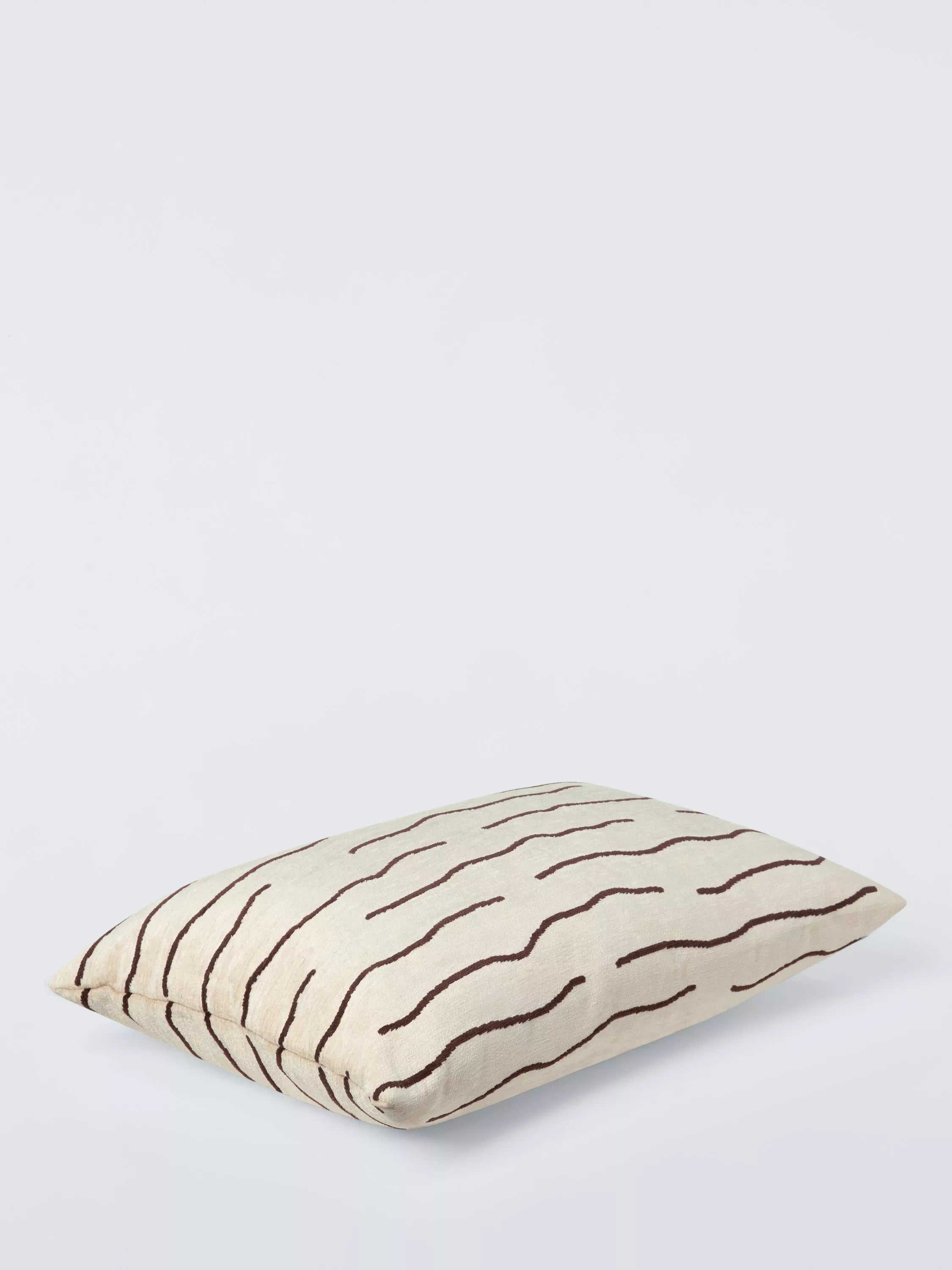 John Lewis Undulate rectangular cushion Natural 40x60cm, imported from the UK