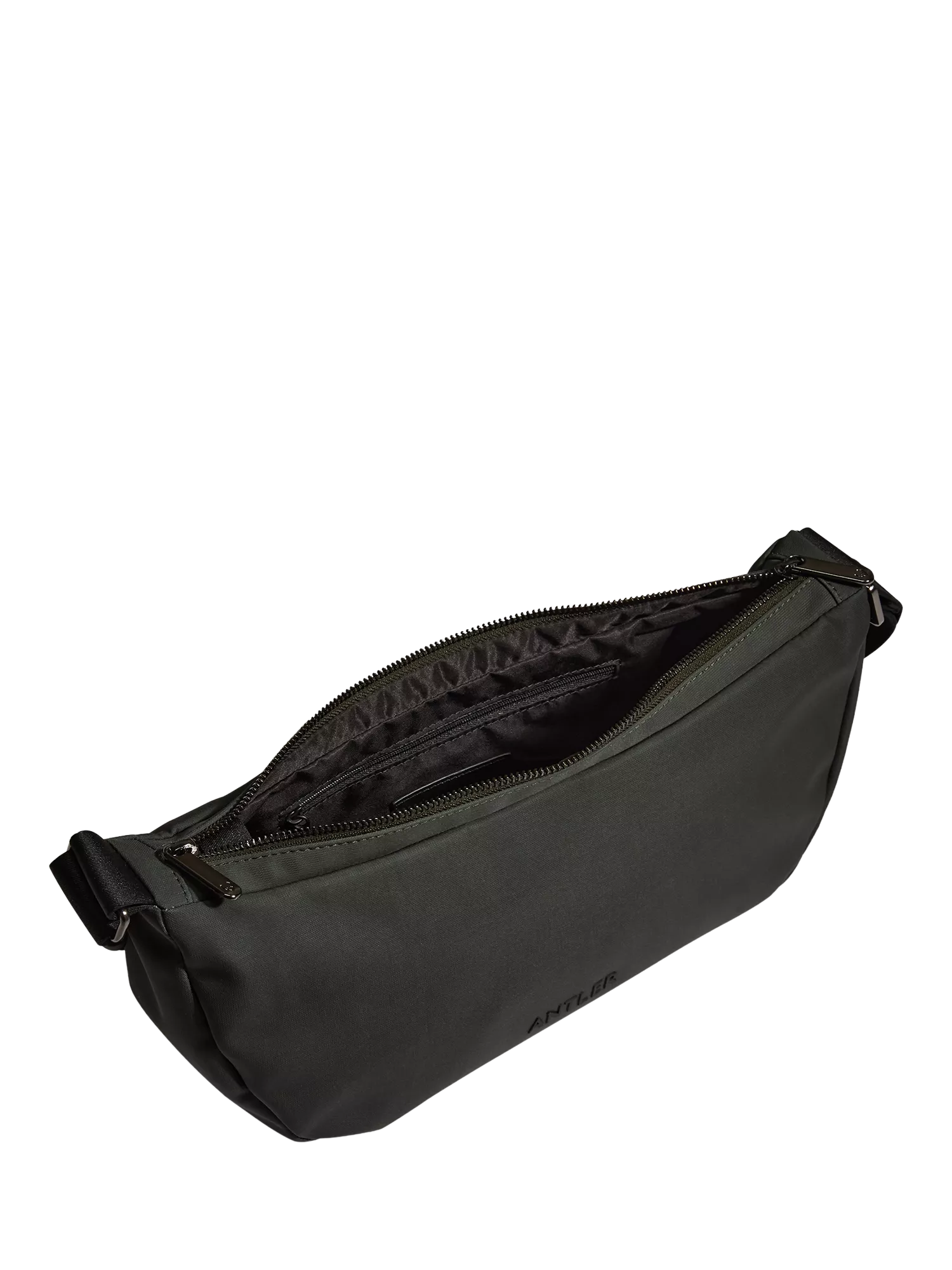 Antler Icon Sling Bag Dark Khaki 6L, imported from the UK