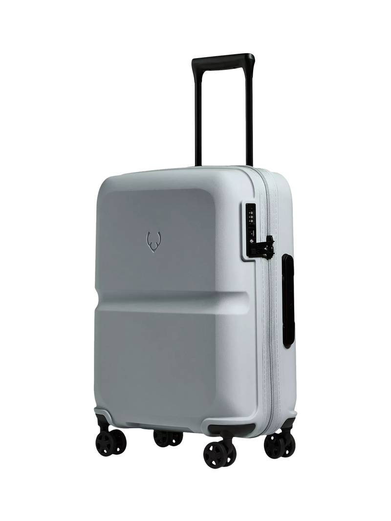 Antler 55cm Expandable Double Wheel Cabin Single Stripe Suitcase, 39L, Salt Blue