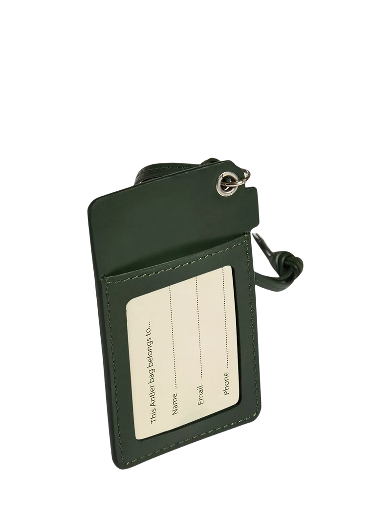 Antler Camera Heritage luggage tag in Cedar, UK version