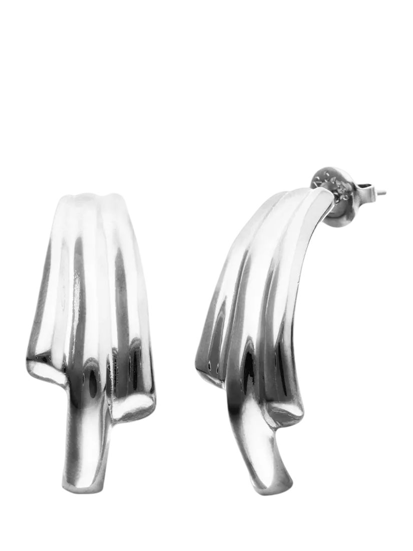 UNOde50 elongated stud earrings 3cm - British product
