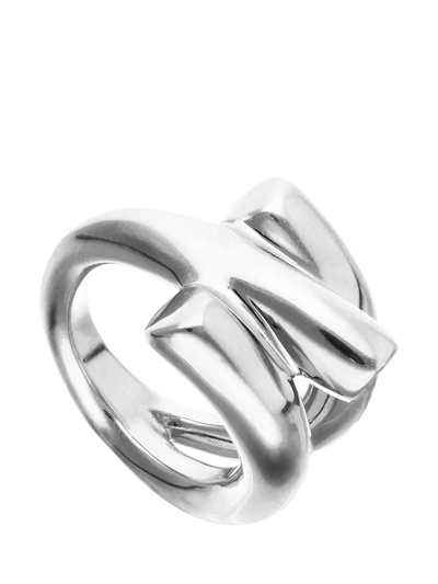 John Lewis UNOde50 Intertwine Spiral Ring Silver Ring 16cm- Buy online at McGrocer