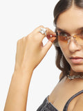 UNOde50 Intertwine Spiral Ring silver, imported from the UK
