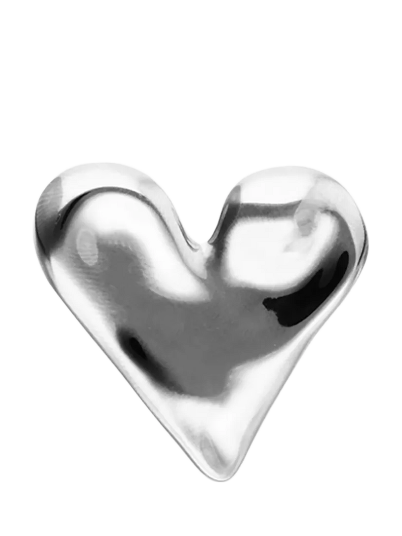 UNOde50 Molten Heart Ring silver size M 1/2 - British product