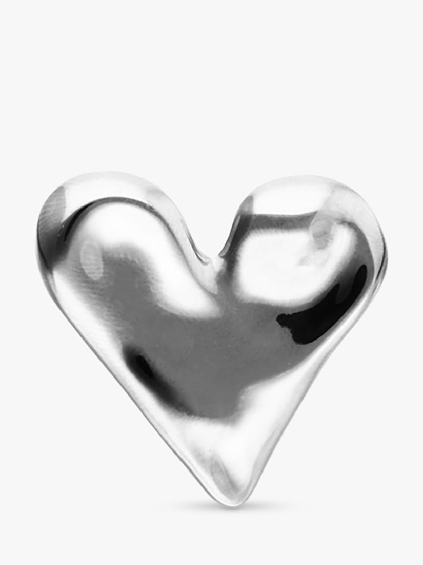 UNOde50 Molten Heart ring silver plated, imported from the UK