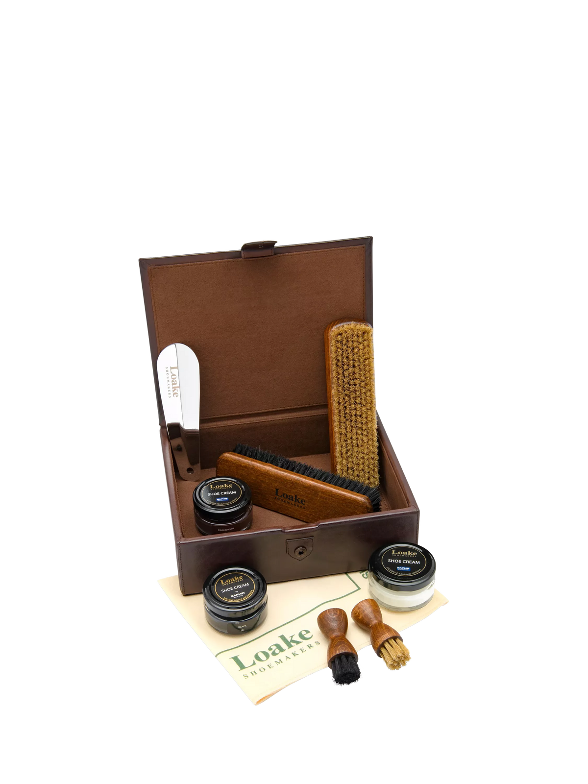 Loake Small Luxury Valet Box Dark Brown - British product