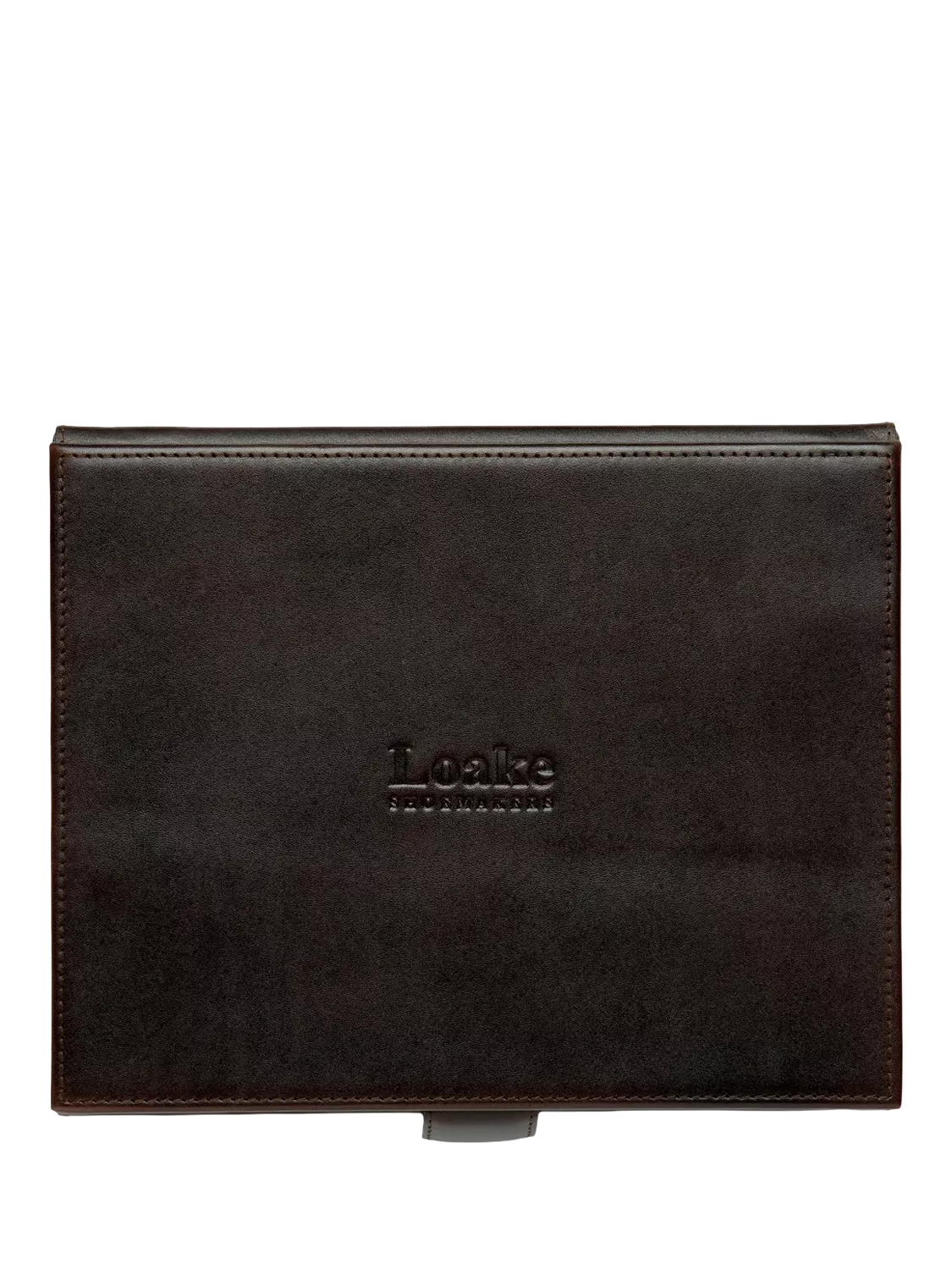 Loake Small Luxury Valet Box Dark Brown - British product