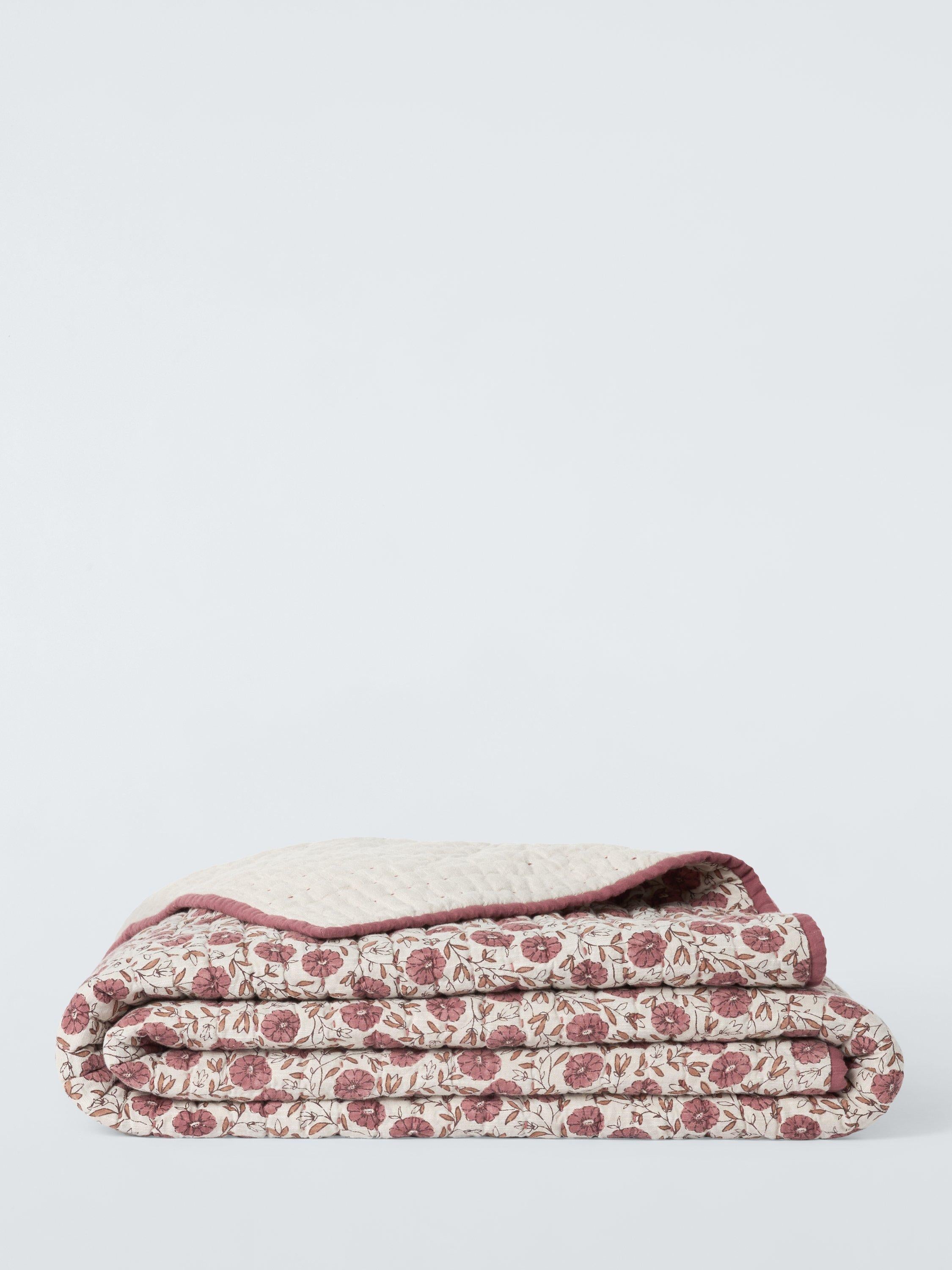 John Lewis bedspread Pink Clay king size imported from the UK