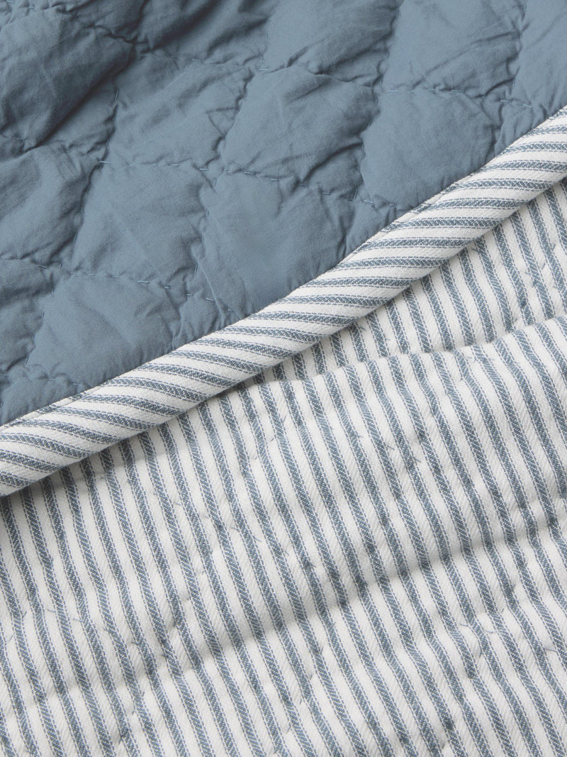 John Lewis striped quilted bedspread king size - British product