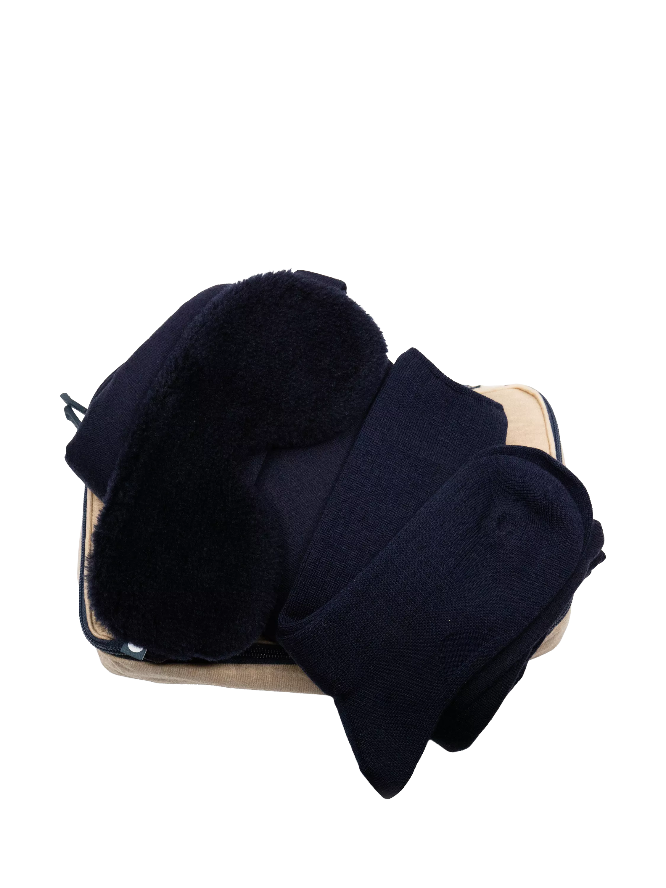 SHLEEP Merino Knit Fleece Travel Kit, Arabian Night Sky