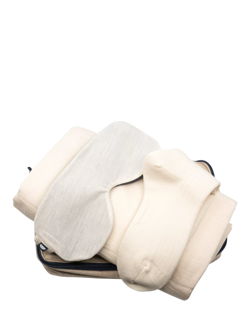 SHLEEP Merino Jersey travel kit - British product
