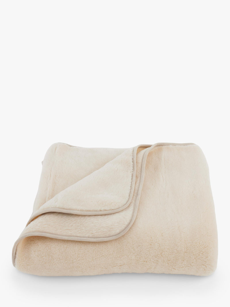 SHLEEP reversible merino throw 190x120cm - British product