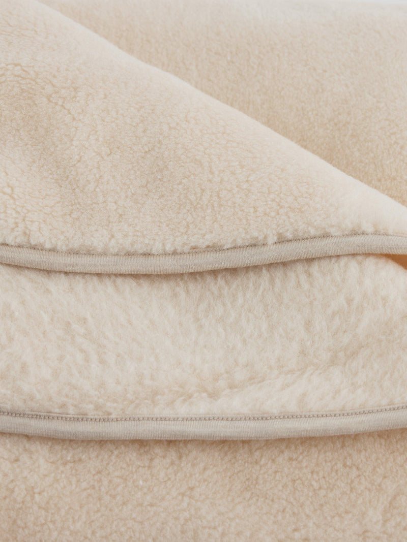 SHLEEP reversible merino throw 190x120cm - British product