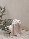 SHLEEP reversible merino throw 190x120cm - British product