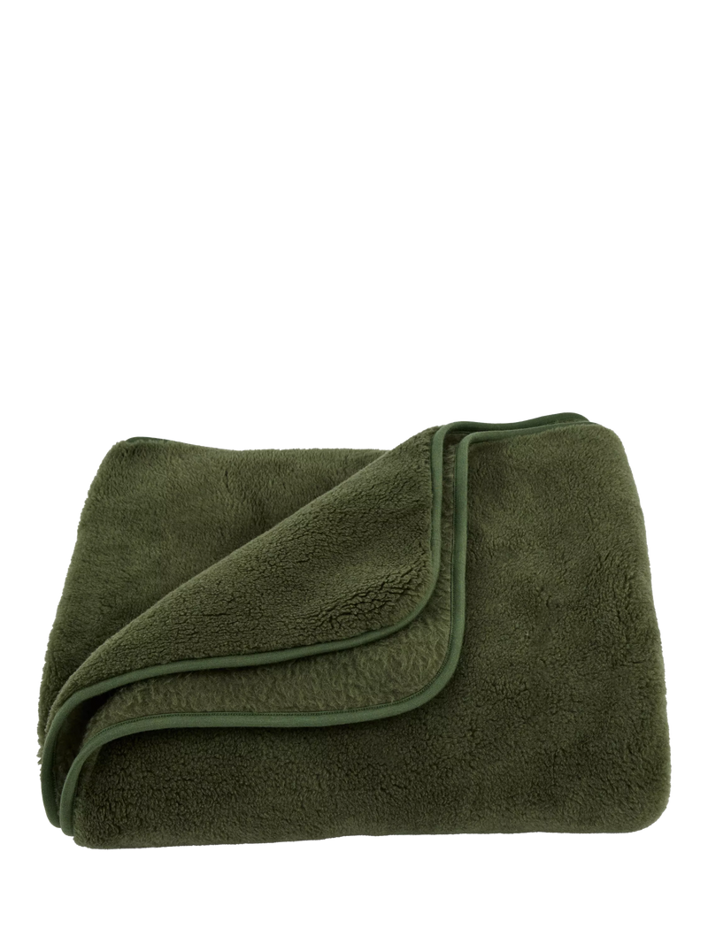 SHLEEP Reversible Merino Knit Fleece Throw 190 x 120cm