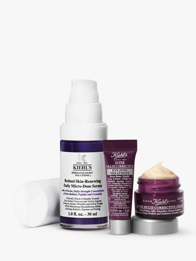 Kiehl's anti-ageing gift set with retinol serum - British product