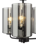 Där Daylin three-arm pendant light black, imported from the UK