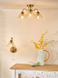 Där Erika bronze semi-flush ceiling light (British brand)