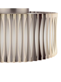 Där Netra 3 light flush ceiling light satin bronze, UK version
