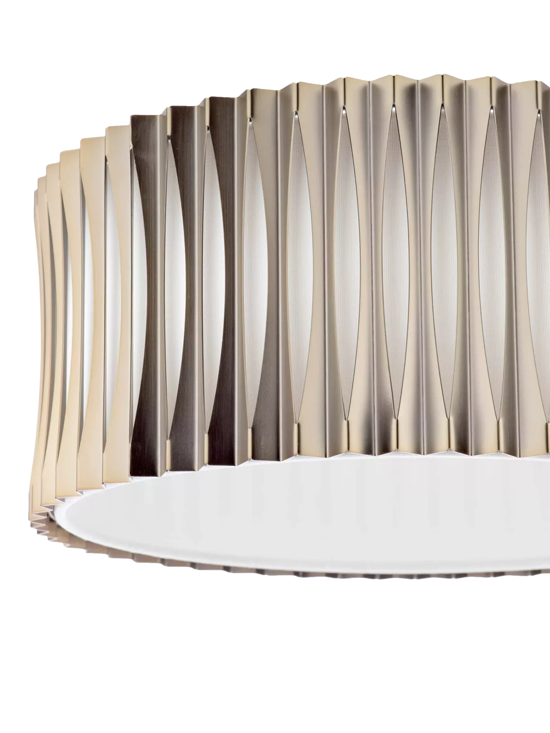 Där Netra 3 light flush ceiling light satin bronze, UK version