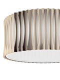 Där Netra 3 light flush ceiling light satin bronze, UK version