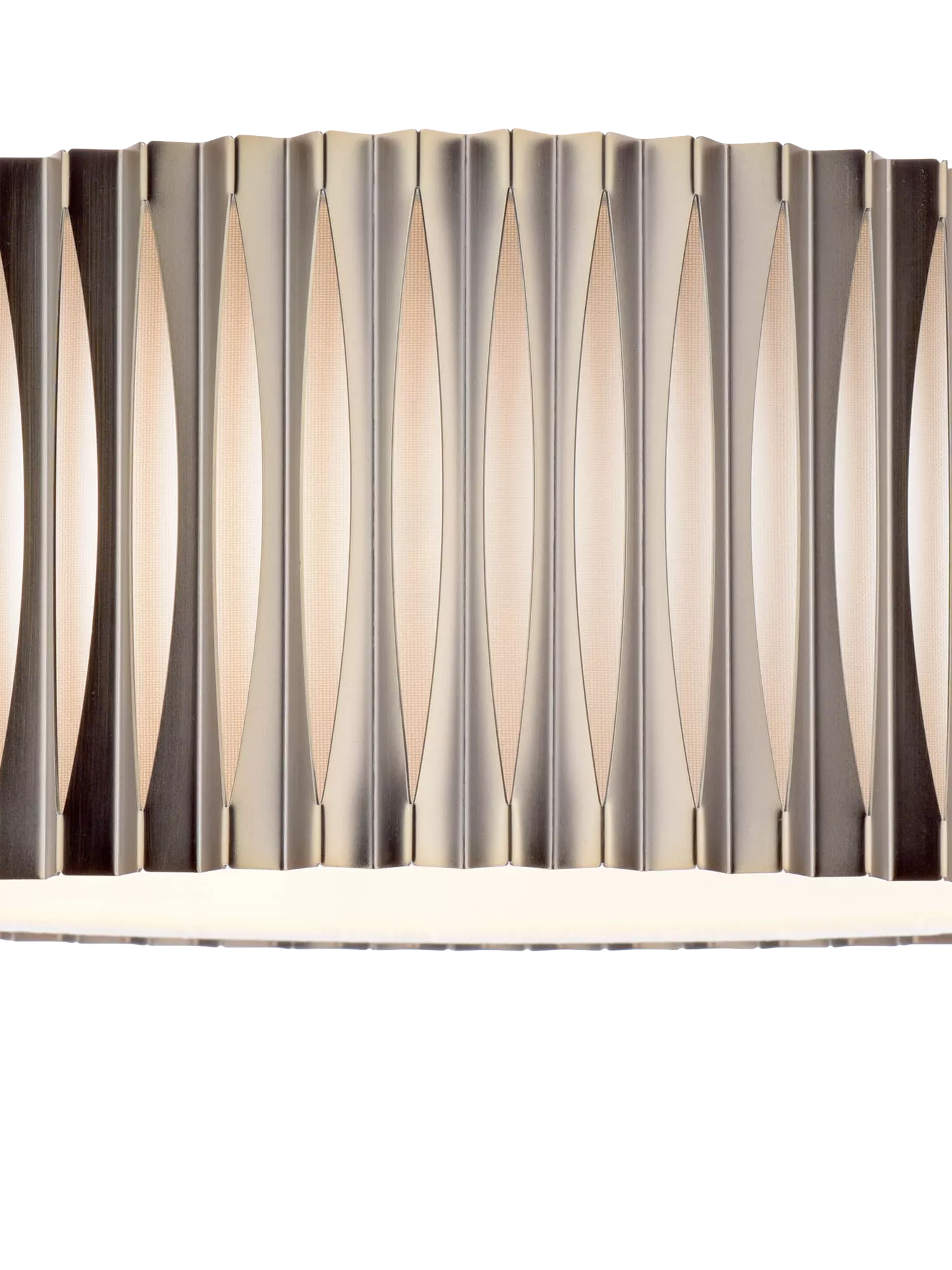 Där Netra 3 light flush ceiling light satin bronze, UK version