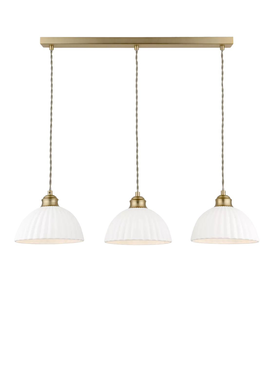 Laura Ashley Durford pendant light antique brass, UK version