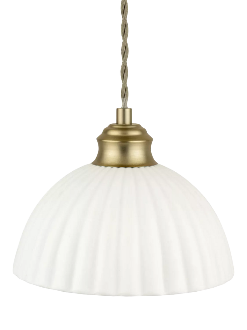 Laura Ashley Durford pendant light antique brass, UK version