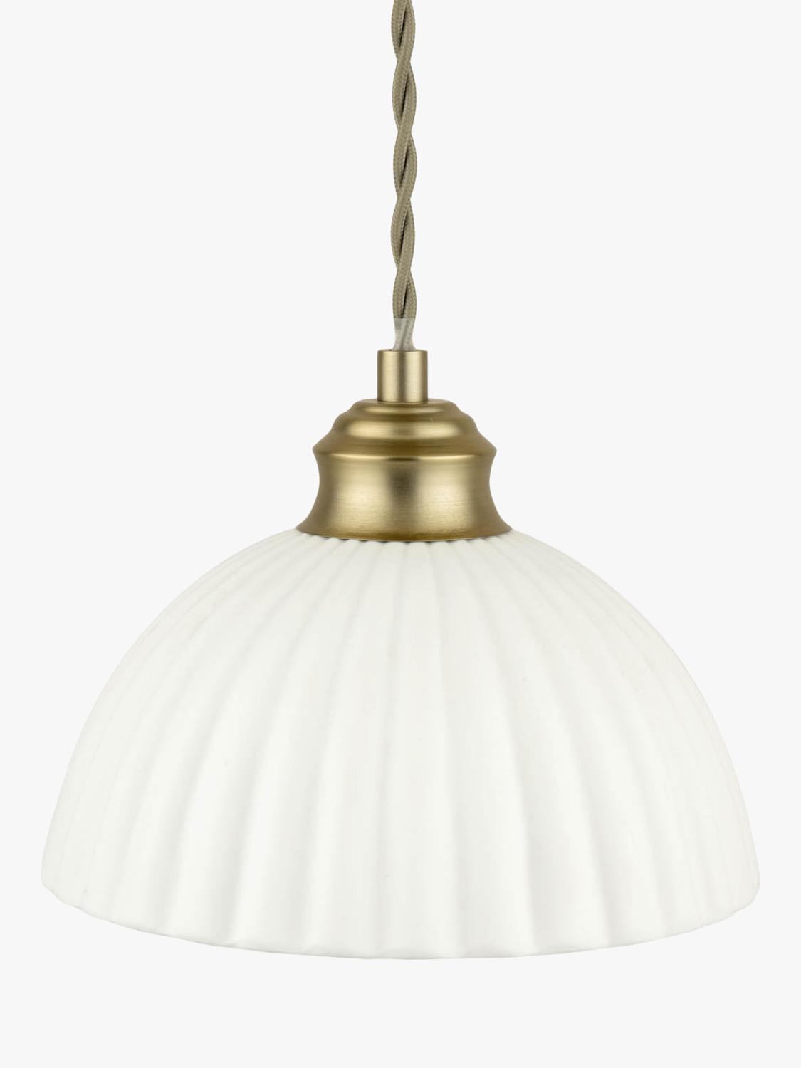Laura Ashley Durford pendant light antique brass, UK version