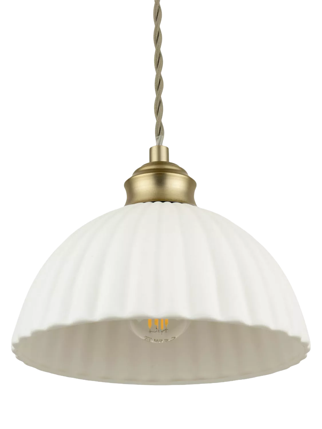 Laura Ashley Durford pendant light antique brass, UK version