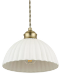Laura Ashley Durford pendant light antique brass, UK version