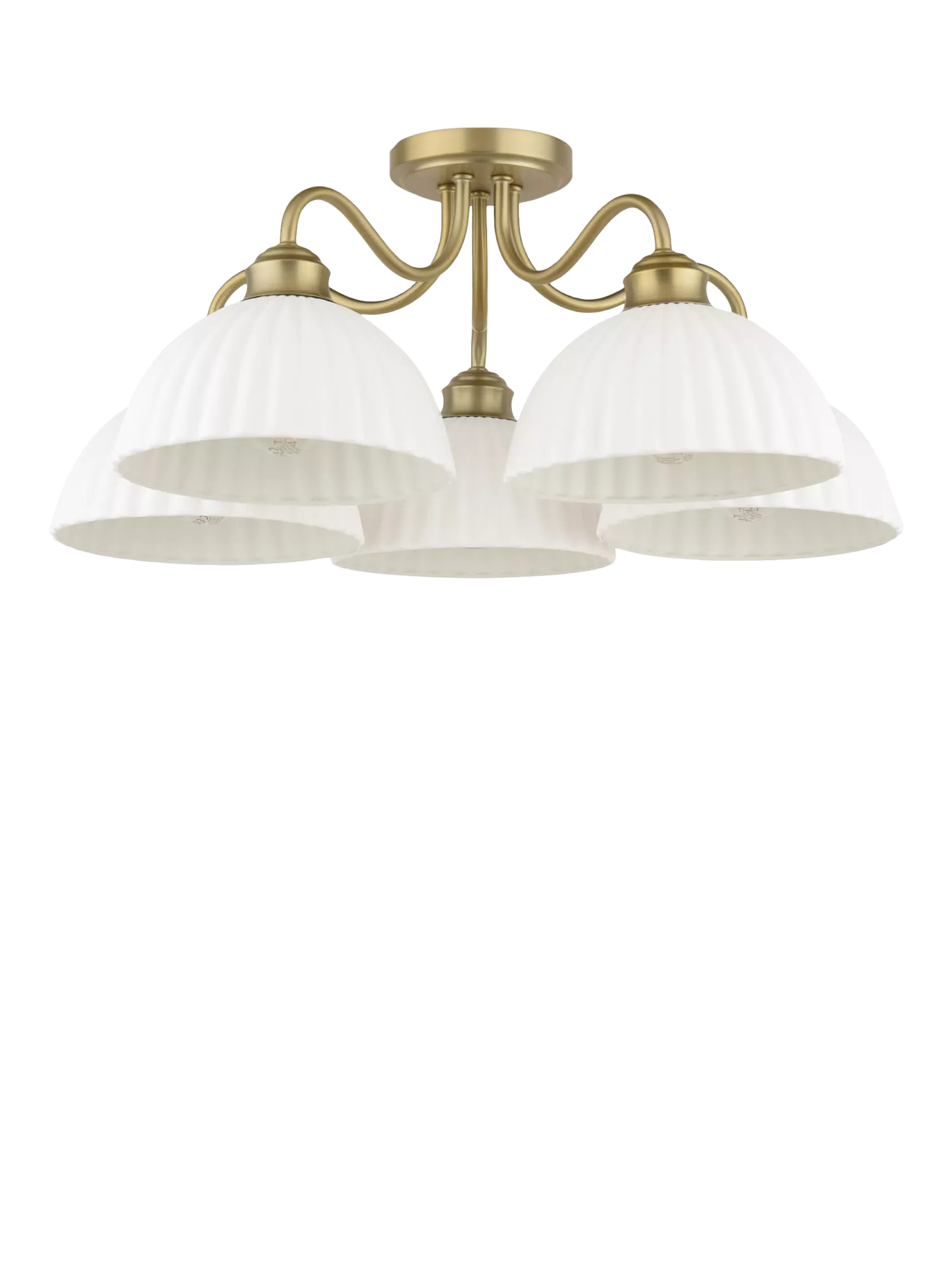 Laura Ashley Durford semi flush ceiling light antique brass, UK version