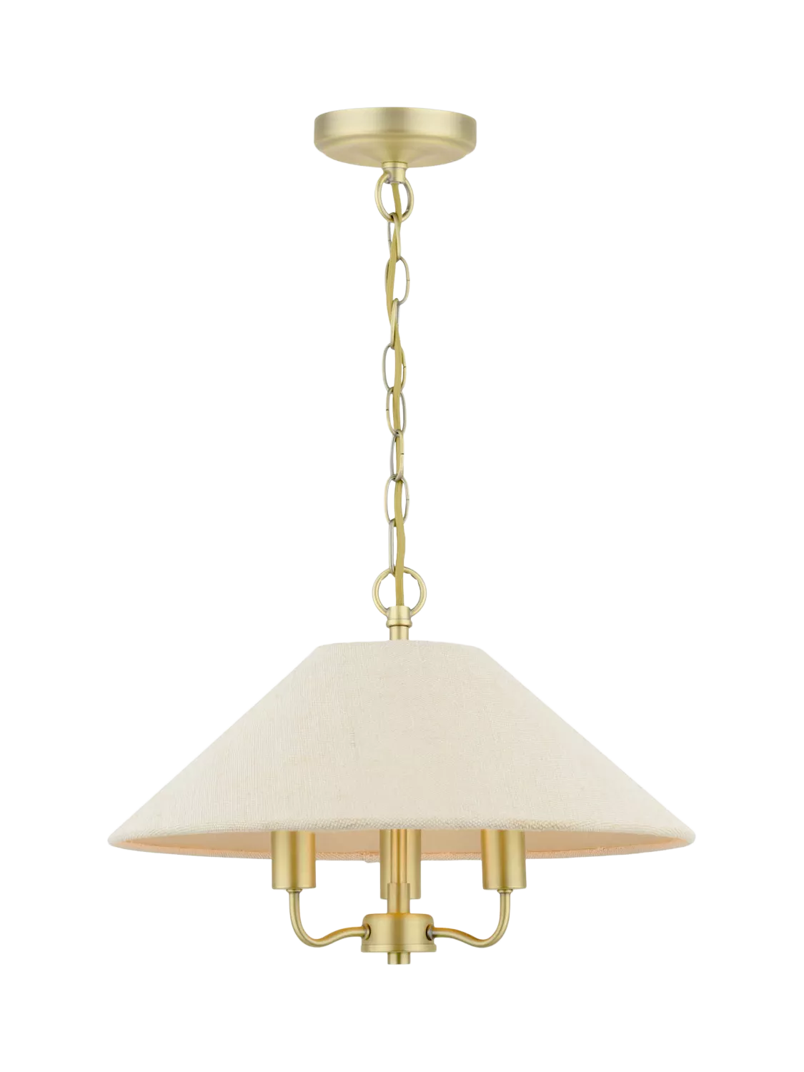 Laura Ashley Harland pendant ceiling light 40cm antique brass (British brand)