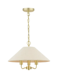 Laura Ashley Harland pendant ceiling light 40cm antique brass (British brand)