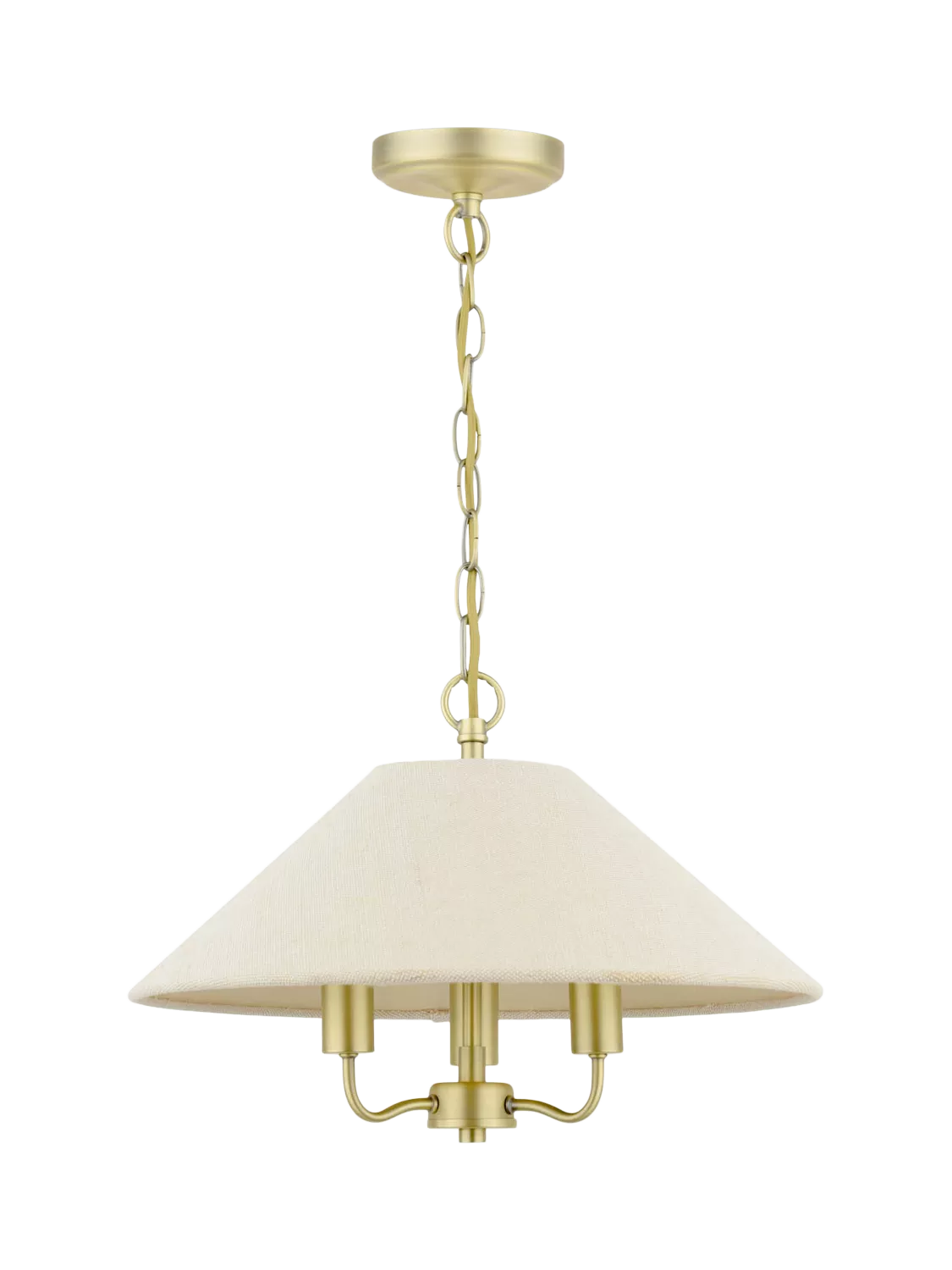 Laura Ashley Harland pendant ceiling light 40cm antique brass (British brand)