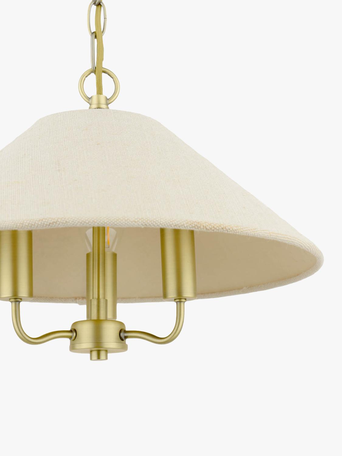 Laura Ashley Harland pendant ceiling light 40cm antique brass (British brand)