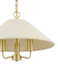 Laura Ashley Harland pendant ceiling light 40cm antique brass (British brand)