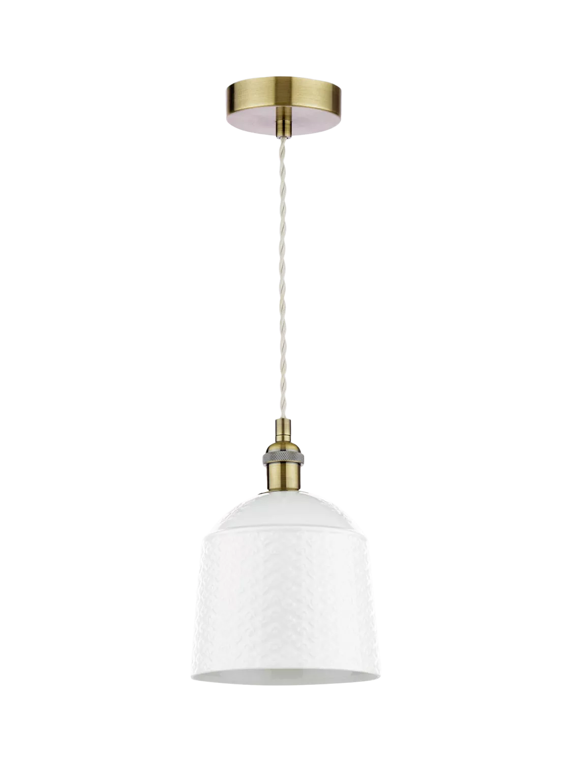 Laura Ashley porcelain pendant ceiling light set of 2 cream, UK version