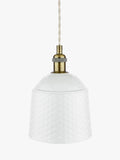 Laura Ashley porcelain pendant ceiling light set of 2 cream, UK version