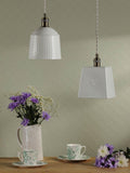 Laura Ashley porcelain pendant ceiling light set of 2 cream, UK version