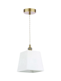 Laura Ashley square porcelain pendant ceiling light cream (British brand)