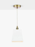 Laura Ashley square porcelain pendant ceiling light cream (British brand)