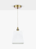 Laura Ashley square porcelain pendant ceiling light cream (British brand)
