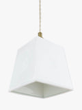 Laura Ashley square porcelain pendant ceiling light cream (British brand)