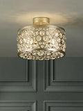 Laura Ashley Tilbrook flush ceiling light champagne (British brand)