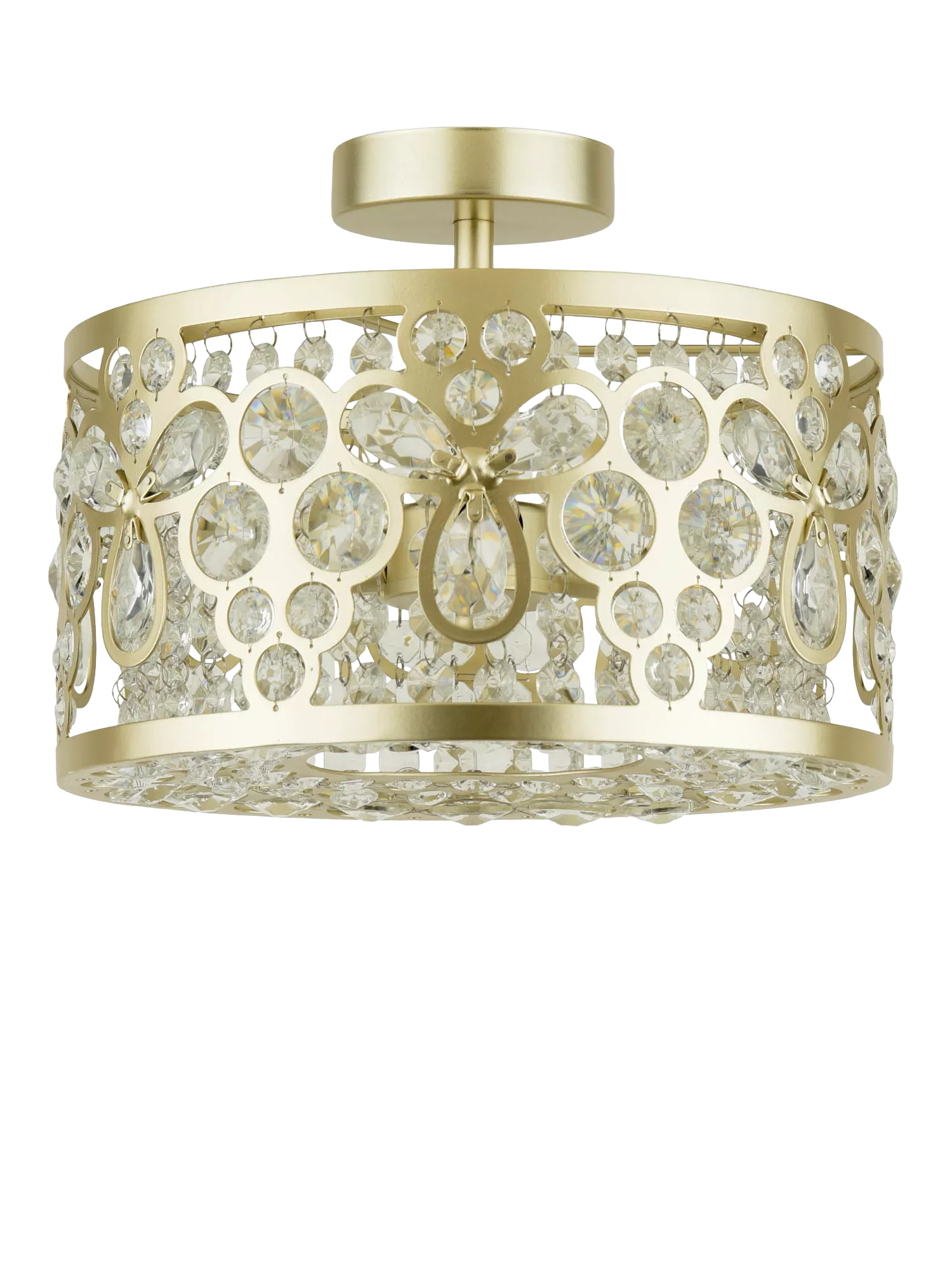 Laura Ashley Tilbrook flush ceiling light champagne (British brand)