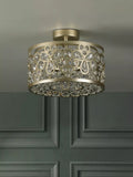 Laura Ashley Tilbrook flush ceiling light champagne (British brand)